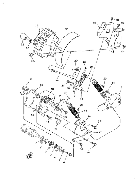 SHIFT SHAFT (YU700G-RD(2022US))