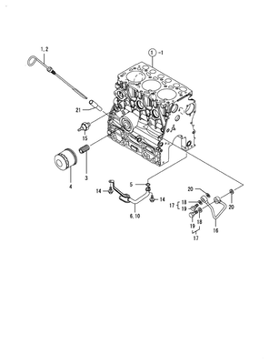 LUB. OIL SYSTEM (3TNV70-GGE) LUB. OIL SYSTEM (3TNV70-GGE)