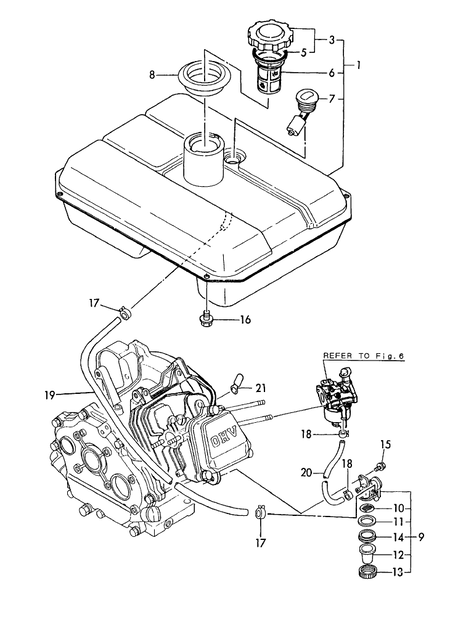 FUEL TANK & FUEL PIPE (AJ-200ESY)