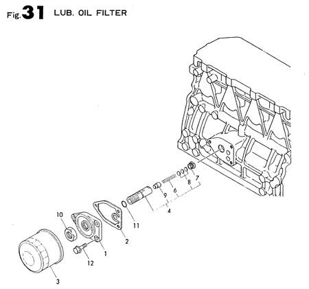 LUB. OIL FILTER (4TN82E-S) LUB. OIL FILTER (4TN82E-S)