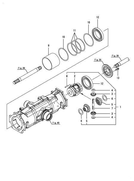 DIFFERENTIAL GEAR (YM347A)