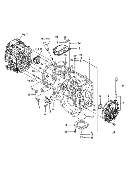 TRANSMISSION CASE (EX2900(CCY))