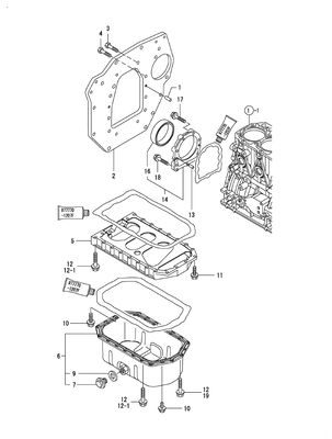 MOUNTING FLANGE & OIL SUMP (3TNV84T-BKSA3) MOUNTING FLANGE & OIL SUMP (3TNV84T-BKSA3)