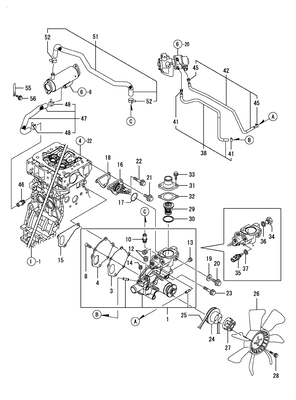 COOLING WATER SYSTEM (4TNV84T-ZDSAD)