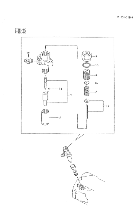 FUEL INJECTION VALVE (4T95LT-NC)