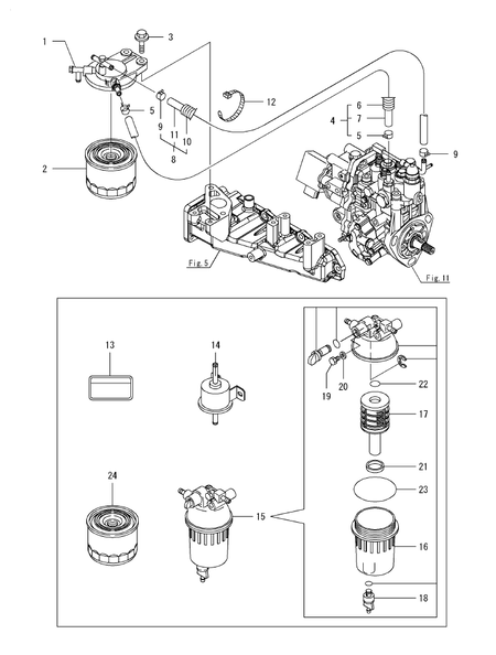 FUEL PIPE (3TNV88F-ESSY) FUEL PIPE (3TNV88F-ESSY)