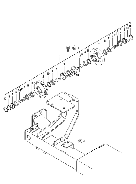 CARRIER ROLLER(WIDE (T80)