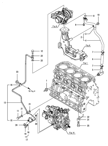 LUB. OIL LINE (4TNV84T-BMRG1)