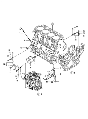 LUB.OIL SYSTEM (4TNV98-ZNSAD) LUB.OIL SYSTEM (4TNV98-ZNSAD)