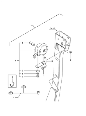 WORK LAMP (LX410(YANMAR))
