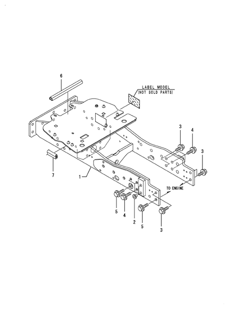 FRONT BRACKET (EX3200(YANMAR))