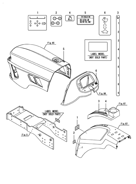 LABEL(1 (SX3100(YANMAR))