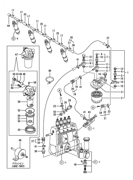 FUEL LINE (4TNE94-EIK)