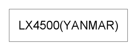 LX4500 (YANMAR) LX4500 (YANMAR)