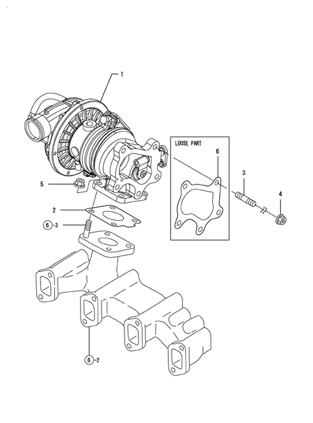 TURBINE (4TNV84T-DFM)