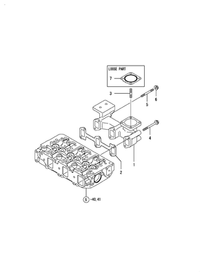 EXHAUST MANIFOLD (3TNV88-DSA3)