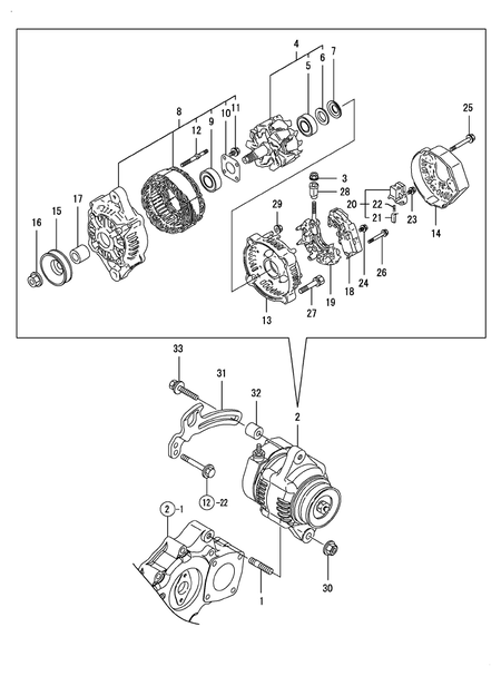 GENERATOR (4TNV88-BLRG)