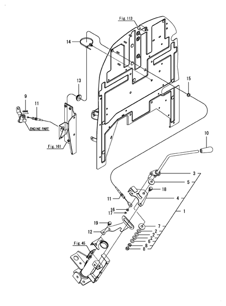 ACCEL LEVER (YM357A)