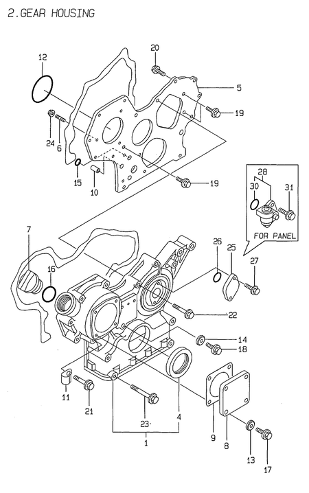 GEAR HOUSING (4TNE88-SA)