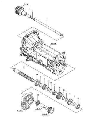 MAIN SHAFT (LX410(YANMAR)) MAIN SHAFT (LX410(YANMAR))