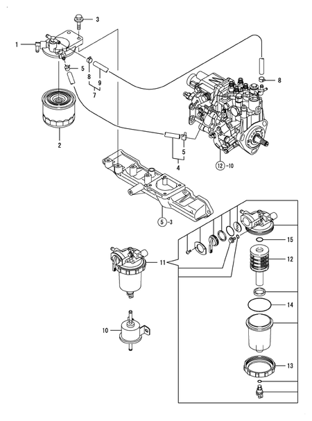 FUEL LINE (4TNV84-KLAN)