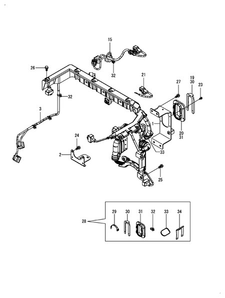 HARNESS (4TN107FHT-2SSHA)