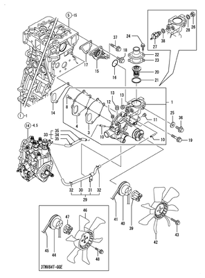 COOLING WATER SYSTEM (3TNV84T-KSA)