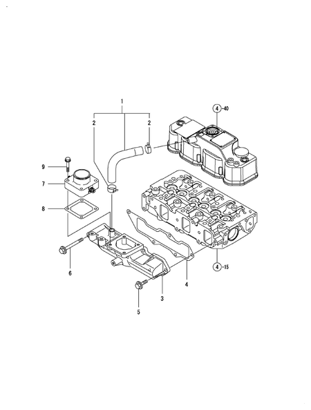 SUCTION MANIFOLD (3TNV84-XRE)
