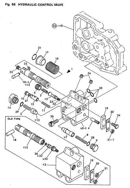 HYDRAULIC CONTROL VALVE (YM226)