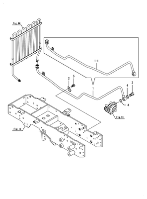HYDRAULIC PIPING(H.S.T.) (YT235Y)