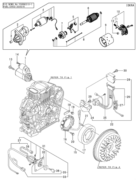 STARTING MOTOR & DYNAMO(PREVIOUS) (L100V6CA1T1AA)