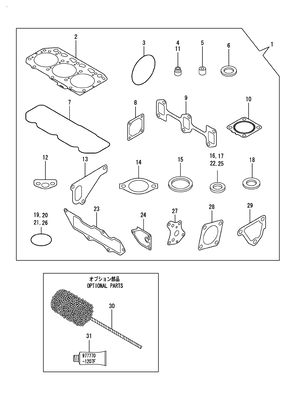 GASKET SET (3TNV88-BDSA2) GASKET SET (3TNV88-BDSA2)