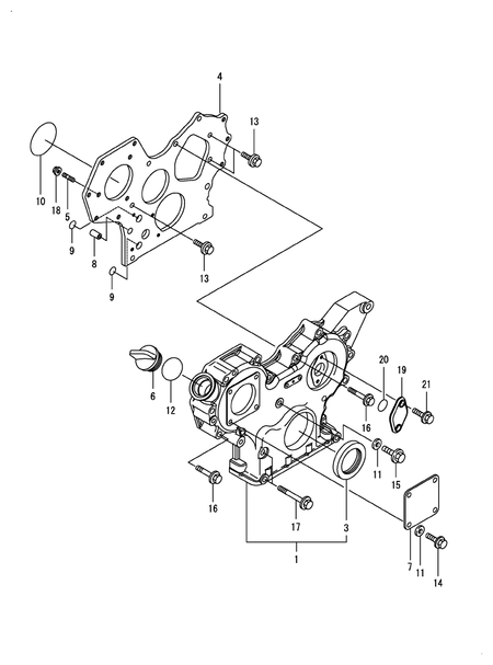 GEAR HOUSING (3TNV88F-EPWNV) GEAR HOUSING (3TNV88F-EPWNV)