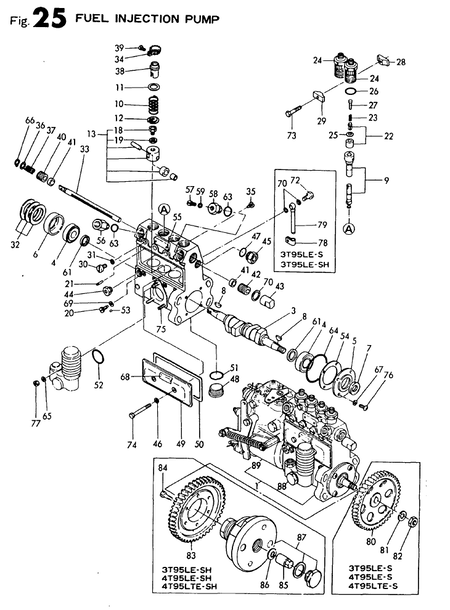 FUEL INJECTION PUMP (4T95LTE-SH)