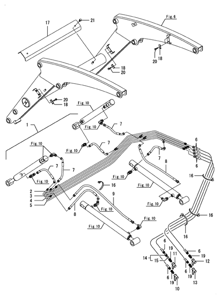 HYDRAULIC PIPING (YL310,EU) HYDRAULIC PIPING (YL310,EU)