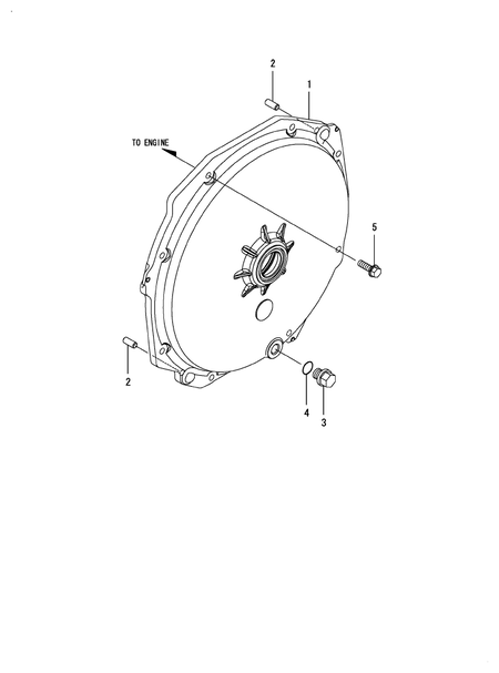 FLYWHEEL COVER (YT359Y)