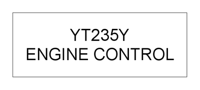 ENGINE CONTROL (YT235Y)