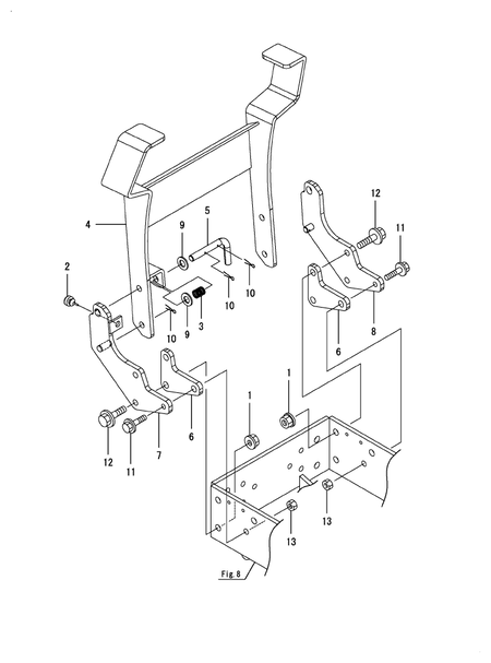 FRONT GRILLE GUARD (SC2450(YANMAR))