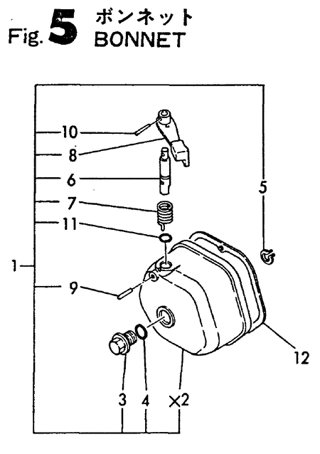 BONNET (TS60-GSK) BONNET (TS60-GSK)