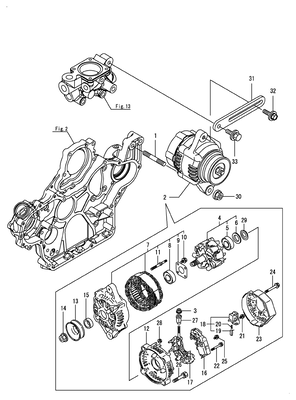 GENERATOR (4TNV98CT-GGE) GENERATOR (4TNV98CT-GGE)