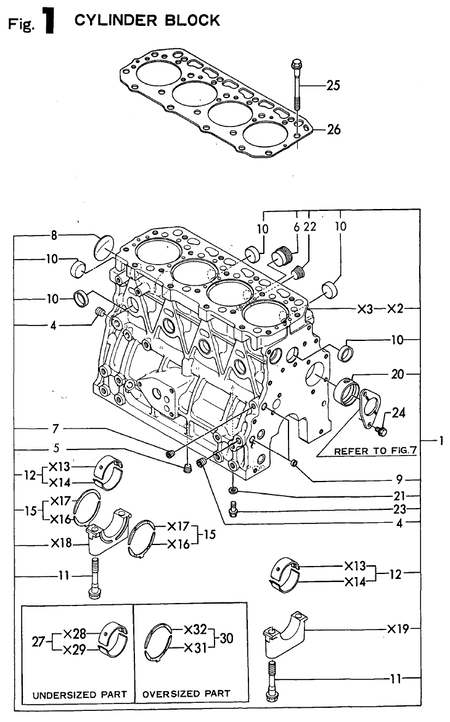CYLINDER BLOCK (4TN82E-RK)
