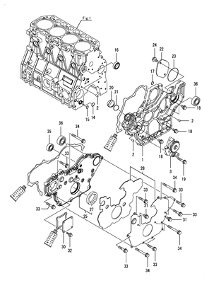 GEAR HOUSING (4TNV98C-NYEM) GEAR HOUSING (4TNV98C-NYEM)