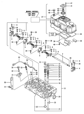 CYLINDER HEAD & BONNET (3TNV88-BMRGH)