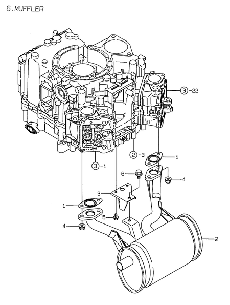 MUFFLER (2V78-TA)