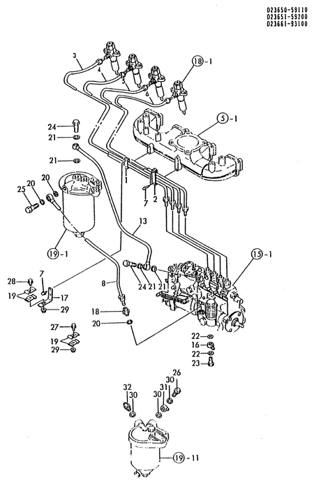 FUEL OIL PIPES (4T112TL-GN) FUEL OIL PIPES (4T112TL-GN)