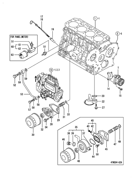 LUB.OIL SYSTEM (4TNE84-G1A)