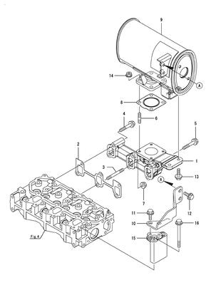 EXHAUST MANIFOLD & SILENCER (3TNV80F-NCUK)