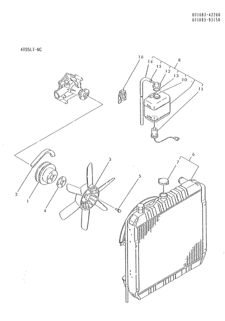 RADIATOR & FAN (4T95LT-NC)
