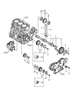 CAMSHAFT & DRIVING GEAR (3TNV86CT-DYEM) CAMSHAFT & DRIVING GEAR (3TNV86CT-DYEM)