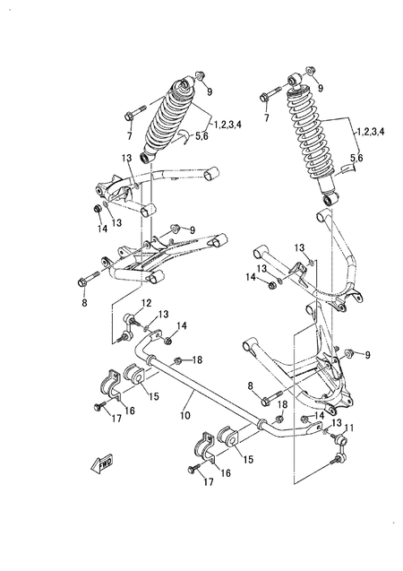 REAR SUSPENSION (YU700G(2019US))